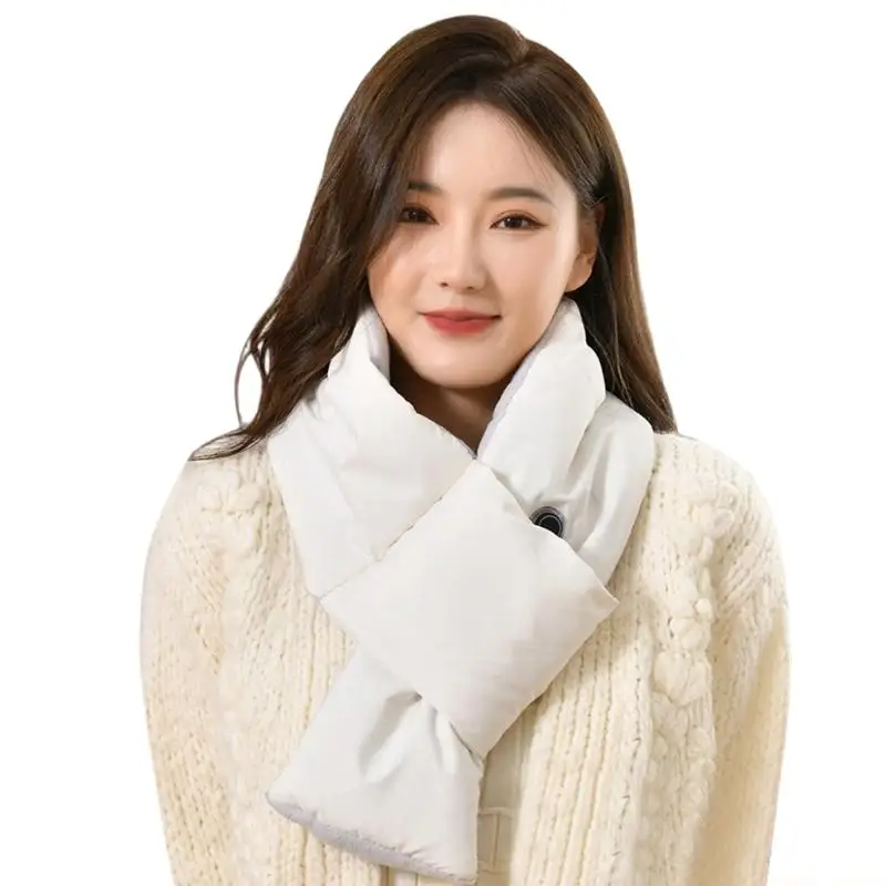 31bf-冬屋外加熱スカーフ旅行加熱ネックスカーフ暖かいネッカチーフ