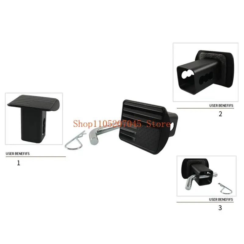 37cd-american-flag-metal-hitch-cover-fits-2-receivers-black