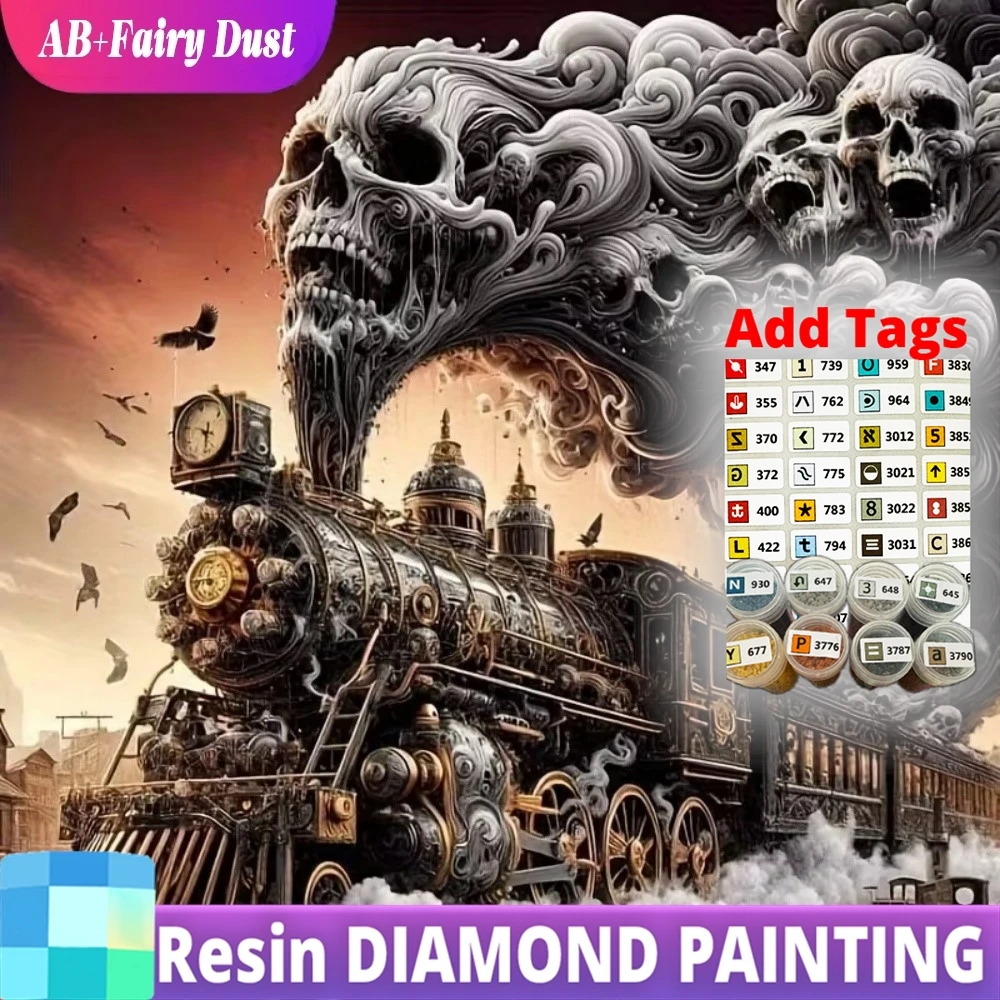 

Новинка: Набор для творчества AB Fairy Dust Resin DIY Diamond Mosaic Train Scenery - Алмазная мозаика, картина из страз, алмазная живопись, набор для рукоделия, декор для стен