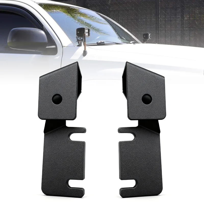 

2x/компл. автомобильный кронштейн для рабочего фонаря, зажим, стойка капота, внедорожный светодиодный держатель рабочего фонаря для Toyota Hailux, держатель лампы на стойке A-Pillar