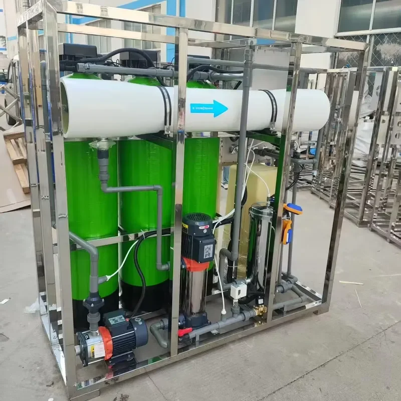 Máquina Purificadora de Agua por Ósmosis Inversa 1000 L/H para Desalinización, Planta de Desalinización de Agua, Filtración de Agua Mingstar RO