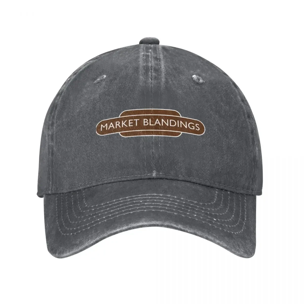 Market Blandings Railway Station Baseball Cap Military Cap Man Sports Cap Snap Back Hat Beach Outing Men's Hats Women's