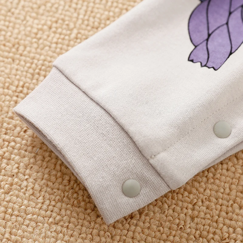 بدلة لعب قطنية جميلة ، بأكمام طويلة ، مريحة وناعمة ، ملابس حديثي الولادة ، أطفال أولاد وبنات ، 0-18 ، الربيع ، الخريف #6