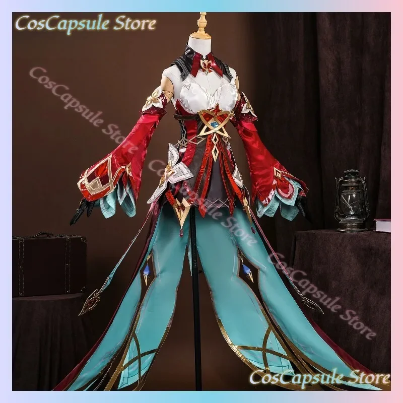 Game Genshin Impact Alice Cosplay Costume Witch Klee S Mother Dress Uniform Set Women Role Play Halloween Party Carnival Outfit