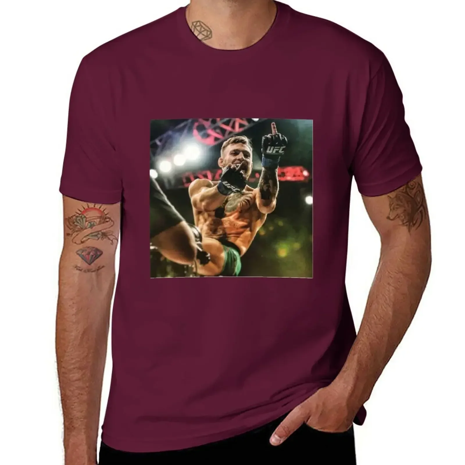 T-shirt Conor Mcgregor pour homme, vêtement, mignon, imprimé animal, médicaments