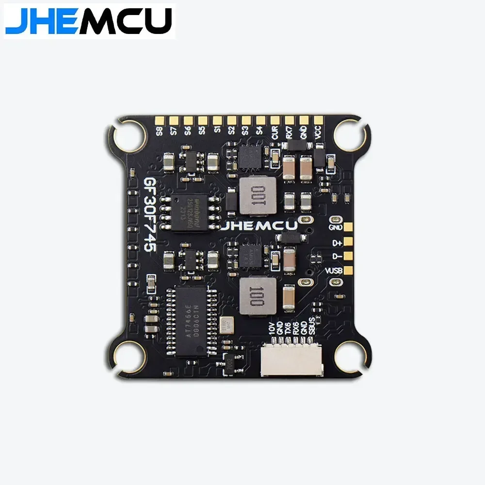 ชุดควบคุมการบิน JHEMCU F745 รุ่น GF30F745-ICM พร้อมตัวควบคุมการบิน AM32A60 60A 4in1 ESC 3-6S ขนาด 30x30 มม. สำหรับโดรน RC FPV