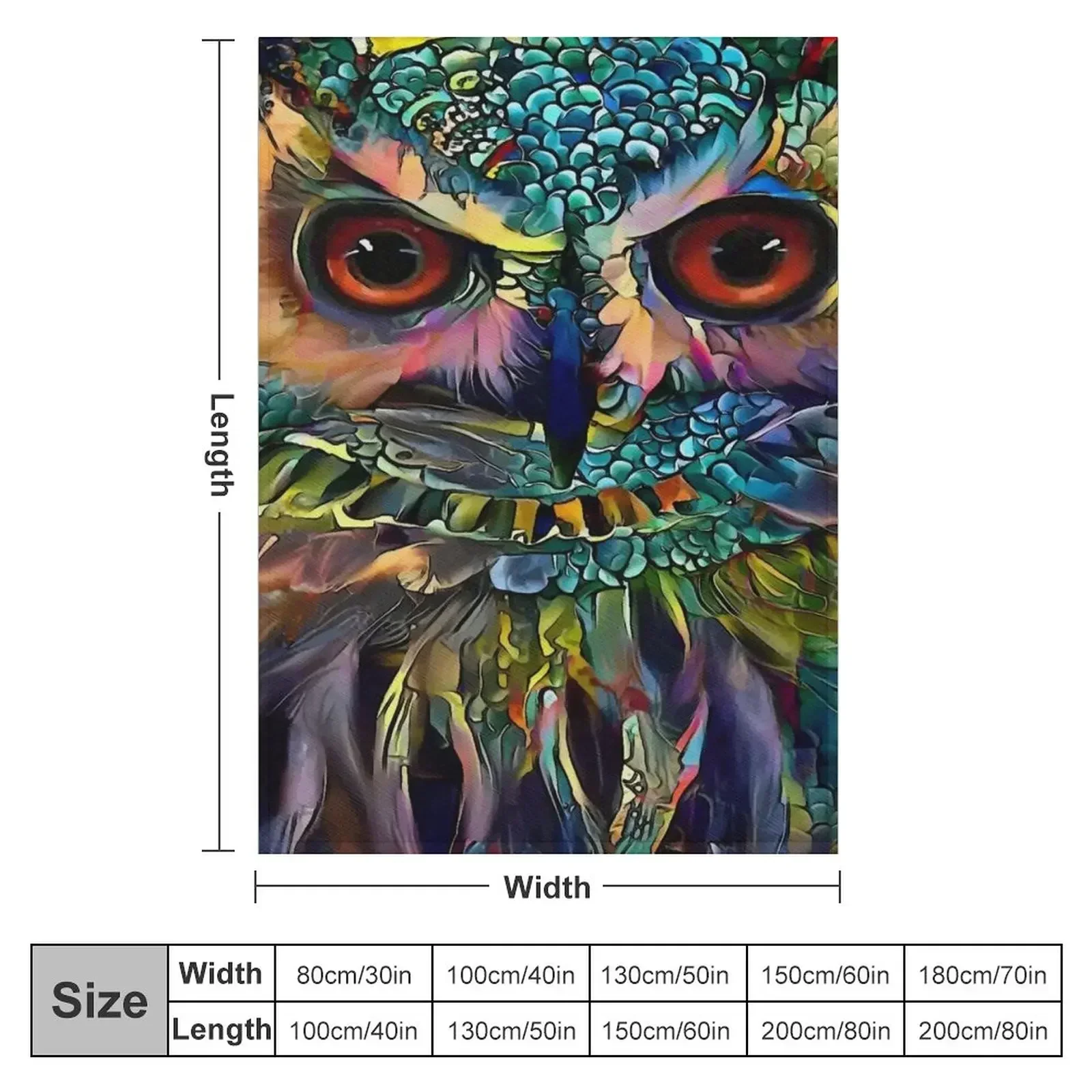 Queen of night, owl, owl, little owl, hibou, chouette, lea roche paintings Throw Blanket Sofas valentine gift ideas Blankets