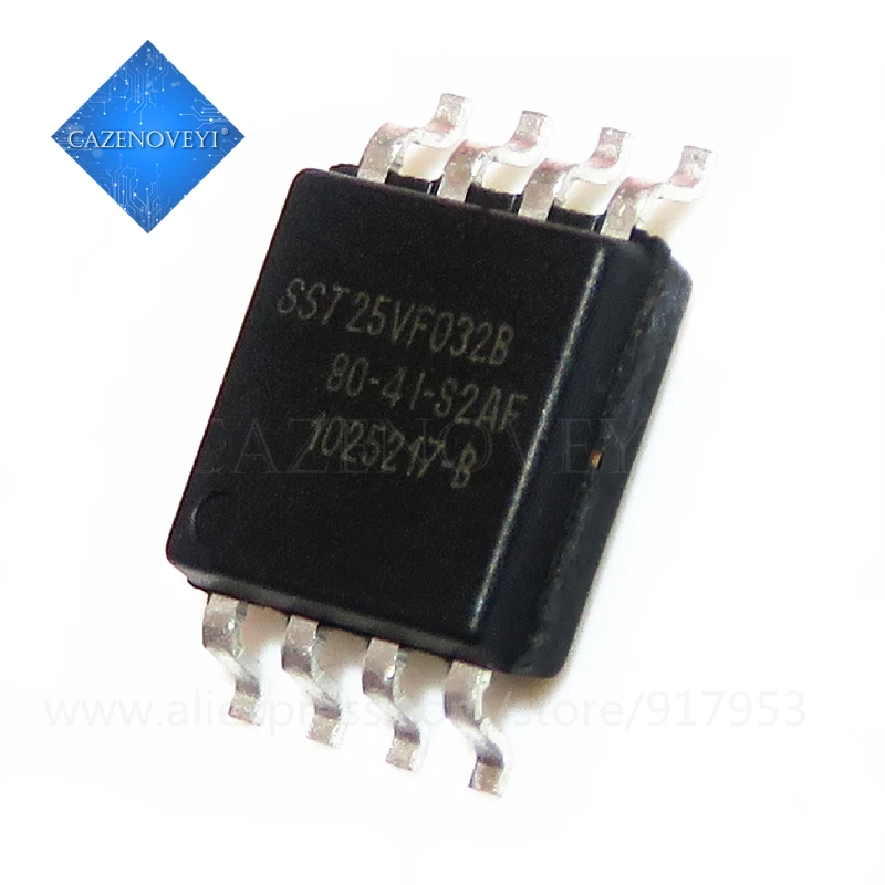 1pcs/lot SST25VF032B-80-4I-S2AF-T SST25VF032B-80-4I-S2AF SST25VF032B 80-4I-S2AF 25VF032B SOP-8 In Stock