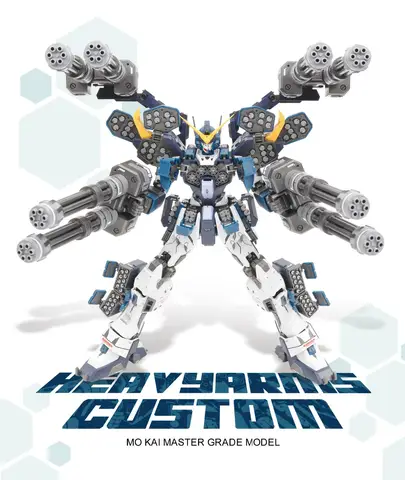 Super Nova Mg 1/100 modelo de brazos pesados traje móvil independiente personalizado juguetes para niños con soporte