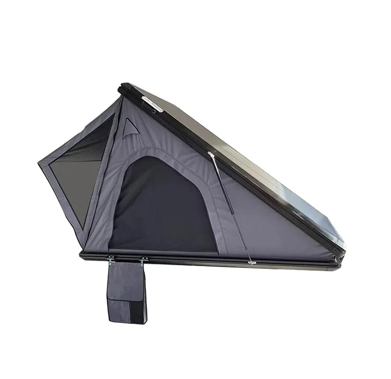 

camping triangle aluminium hard shell roof top tent car tent