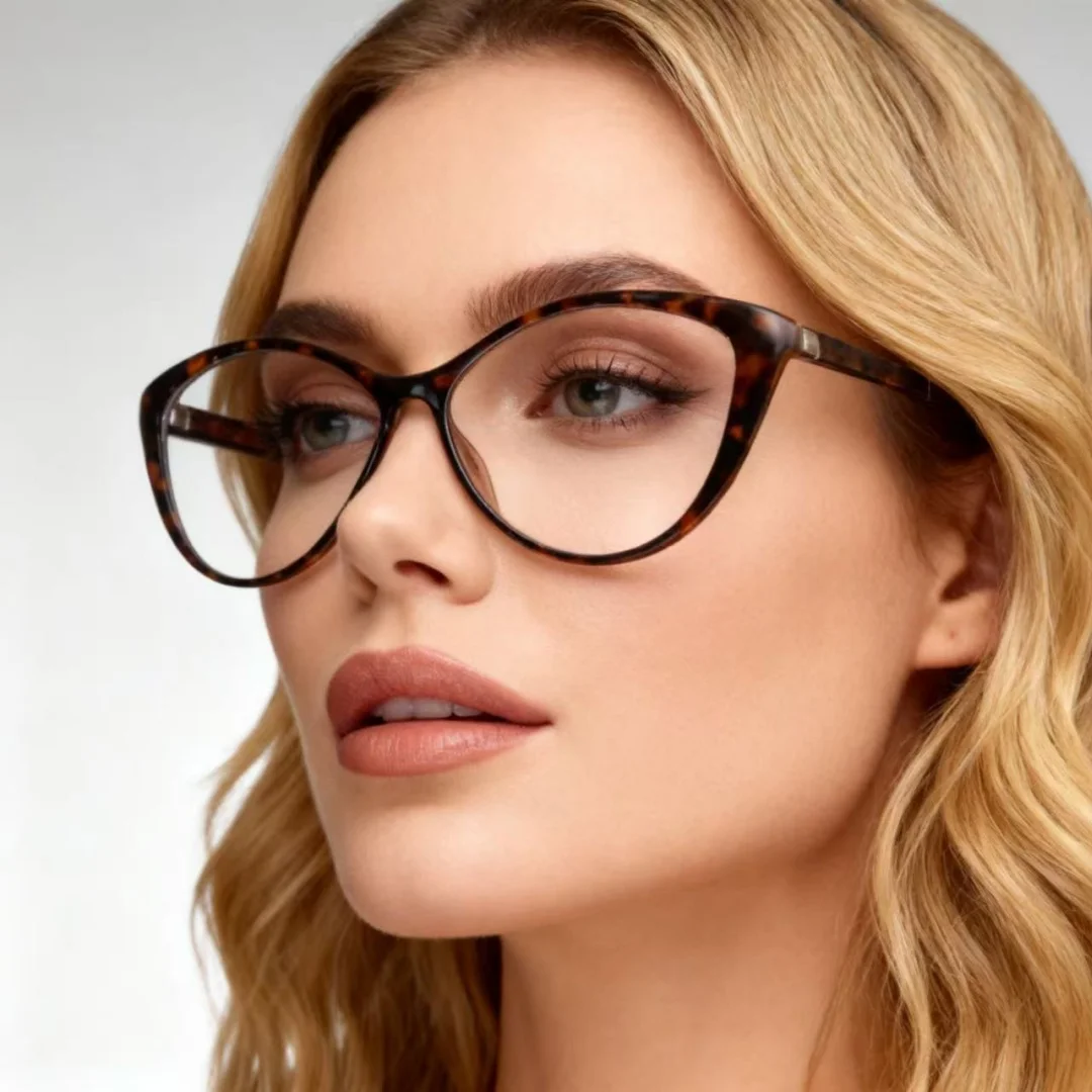 

Tr90 Anti Blue Light Reading Glasses Women Fashion Cat Eyes Photochromic Grey Prescription Eyeglasses Myopia Hyperopia Eyewear
