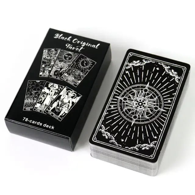 10.3*6cm Black and White Rider Tarot Deck 78 Pcs Tarot Cards