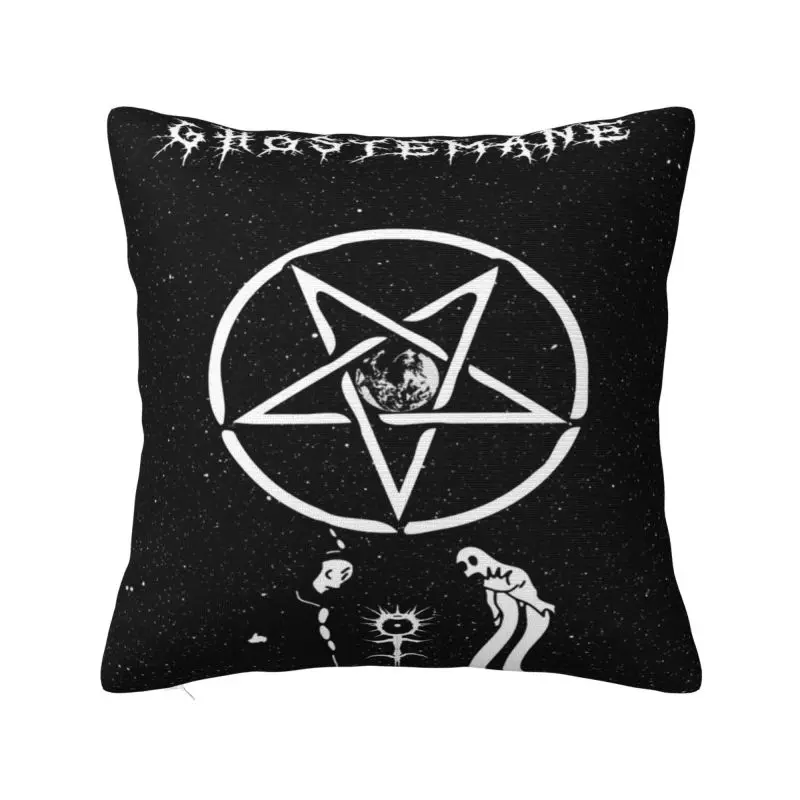 Custom Ghostemanes Cushion Cover 3D Print Hip Hop Metal Rock Square Floor Pillow Case for Living Room Pillowcase Home Decor