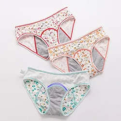 Cotton Comfortable Menstrual Panties Women Briefs Leak Proof Girls Physiological Pants Panty Student Mid Waist Panties Calcinhas