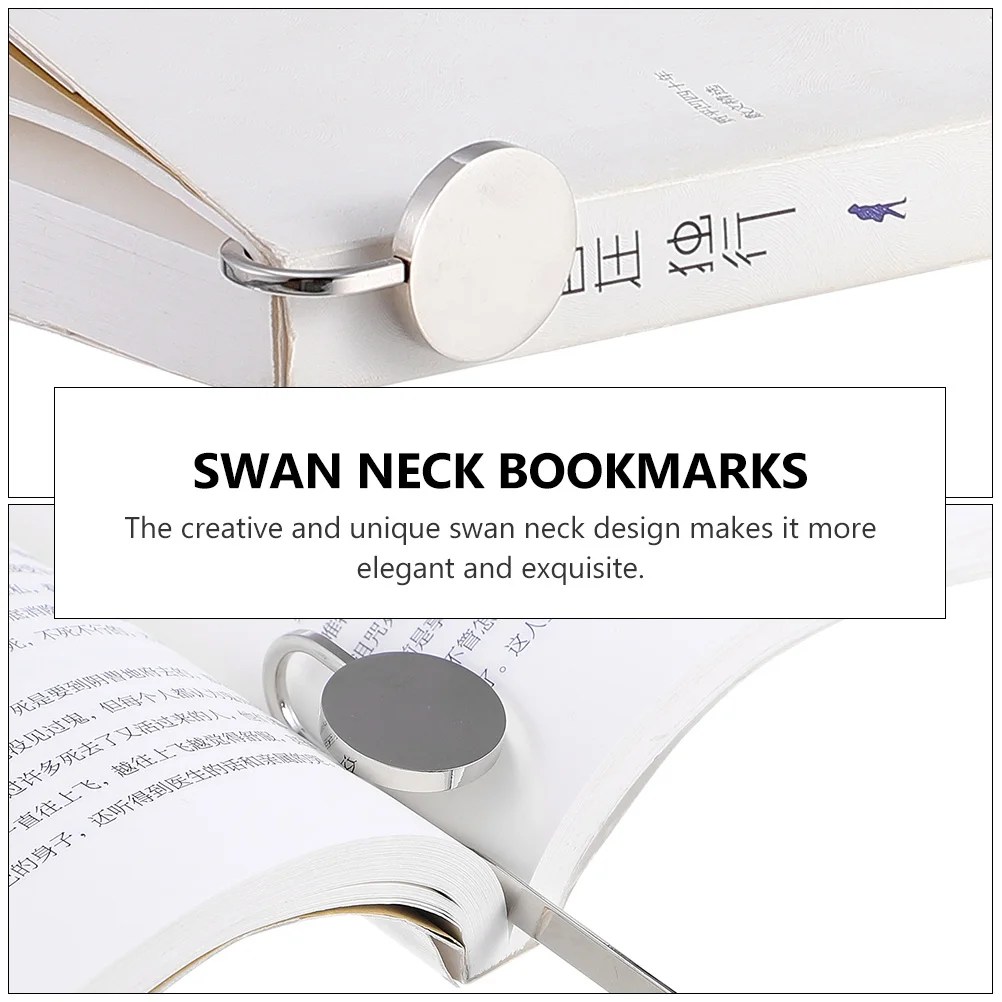 

Creative Metal Bookmark Design Elegant Alloy Book Clip Page Marker for Readers Writers Students Graduates Gift