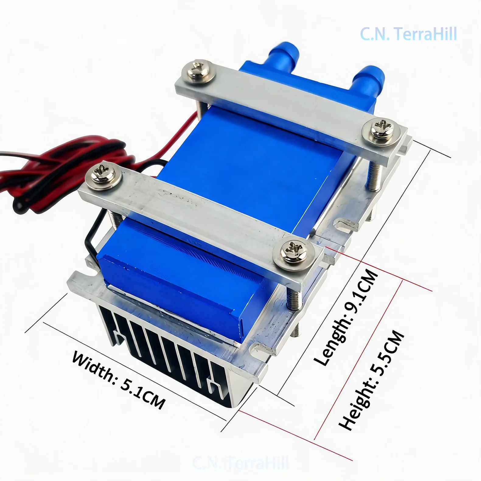 144W Semiconductor Cooling Chip Module 12V Thermoelectric Peltier Cooler for Small Air Conditioner Fan DIY Cooling