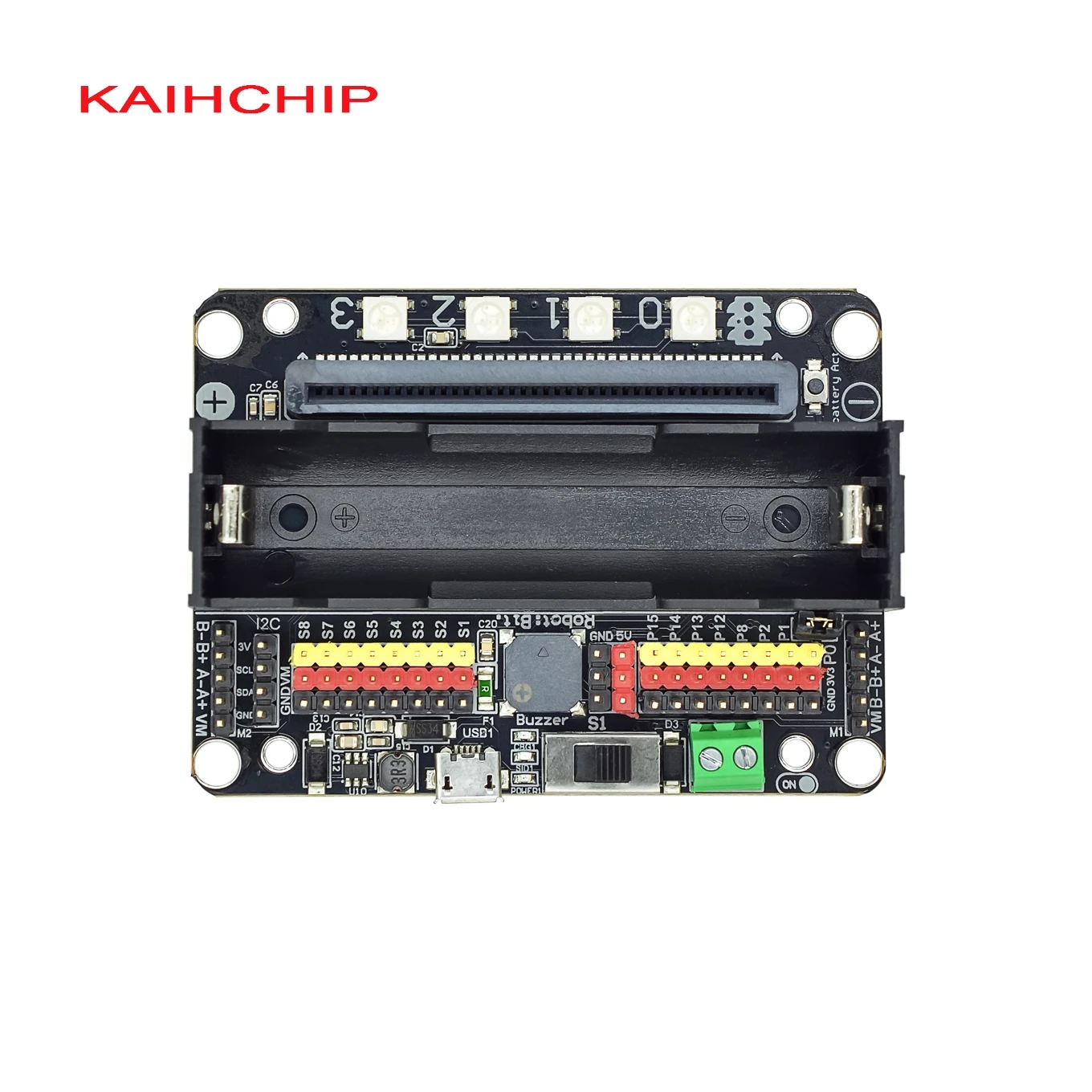 Placa de expansão bit Microbit Elemental e Middle School Starter Robotbit V2.0 Python Programação