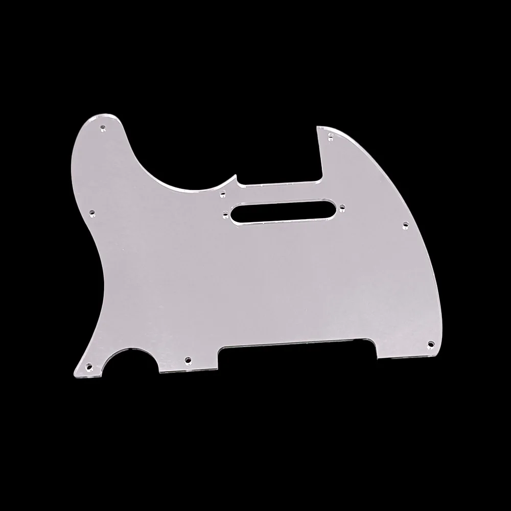 3Ply Guitar Pickguard with Single Coil Pickup Hole for Telecaster Style Electric Guitar Black Pearl Guitar Accessories