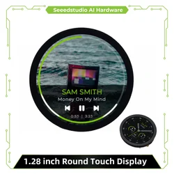 ESP32 S3 C3  Round Display for XIAO- 1.28 inch round touch screen, 240×240 , 65k colors, RTC, charge IC, TF card slot