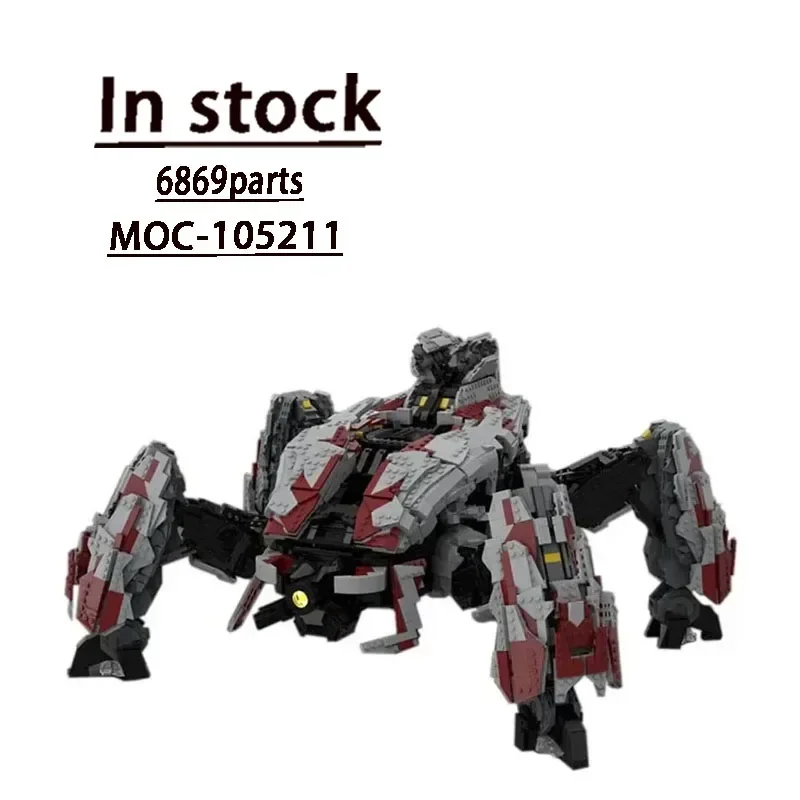 Movie Series MOC-105211 Halo Banishment Scarab Building Block Building Block Toy6869 Pieces MOC Creative Building Block Toy Gift