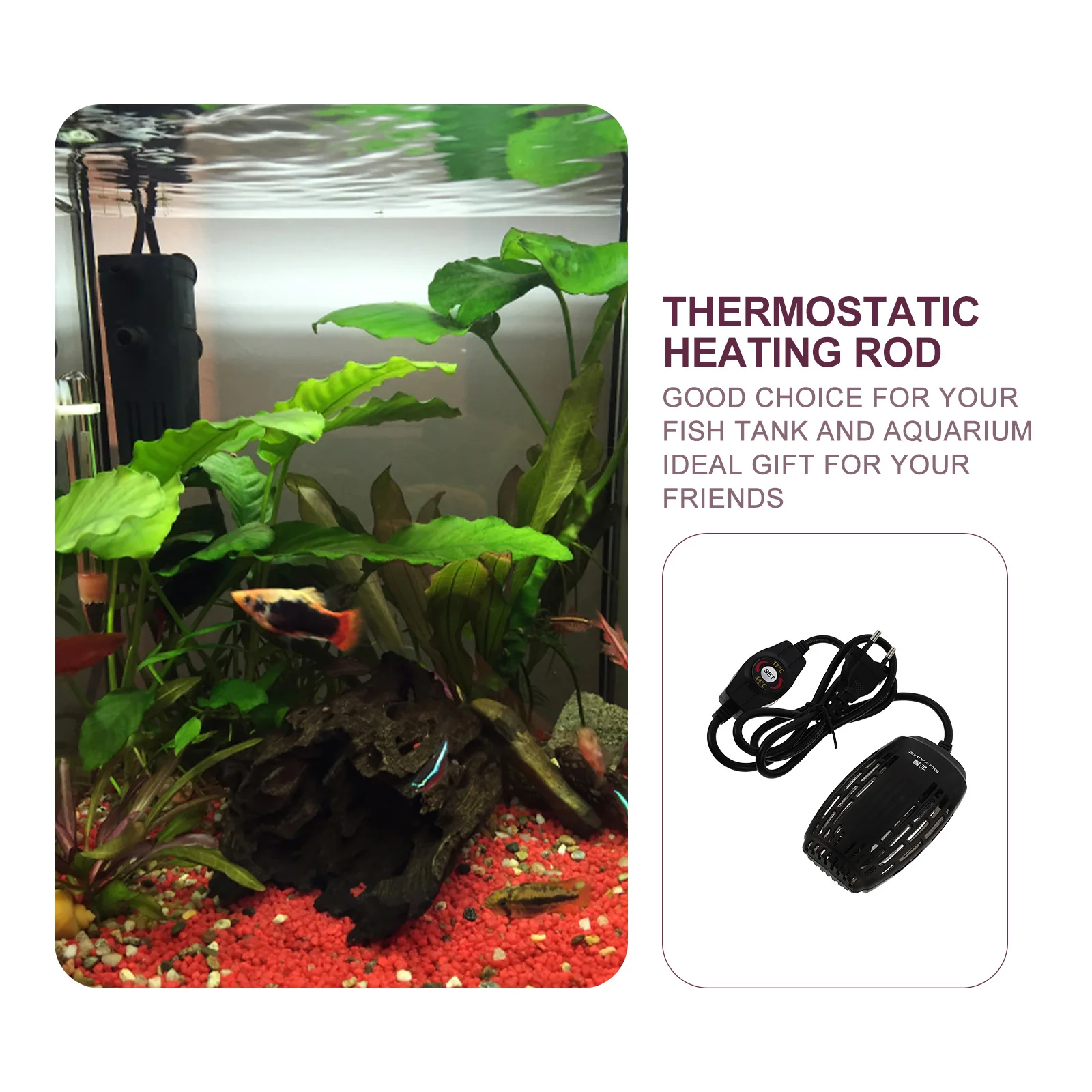 

Heating Bar for Aquariums Constant Temperature Rod Turtle Tank Winter Heater Fish