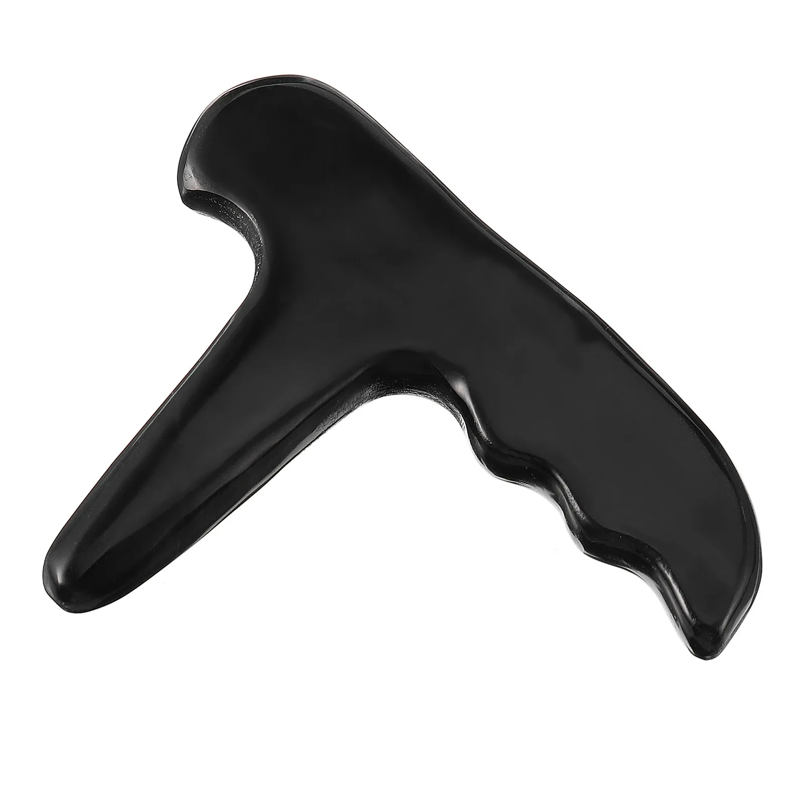 

Массажная доска-скребок из натурального камня (черный), инструмент для массажа тела, лица, стоп и конечностей, для ухода за телом, Гуаша