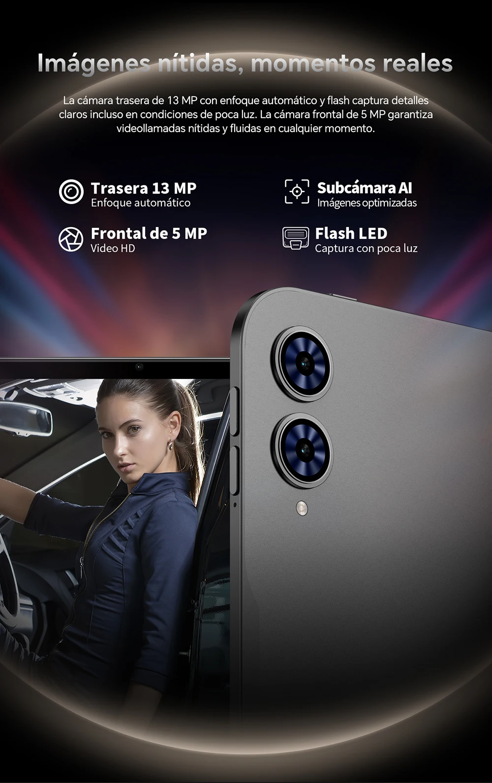 Teclast T65 Android 16 Tablet 120Hz Unisoc T7280 13.4'' Tddi, (8Gb+12Gb)20Gb Ram, 128Gb Rom, 8-Core Tablets, Mali-G57, 1920X1200, 8000Mah, 4g Volte, Wifi, Gps, 13Mp+5Mp