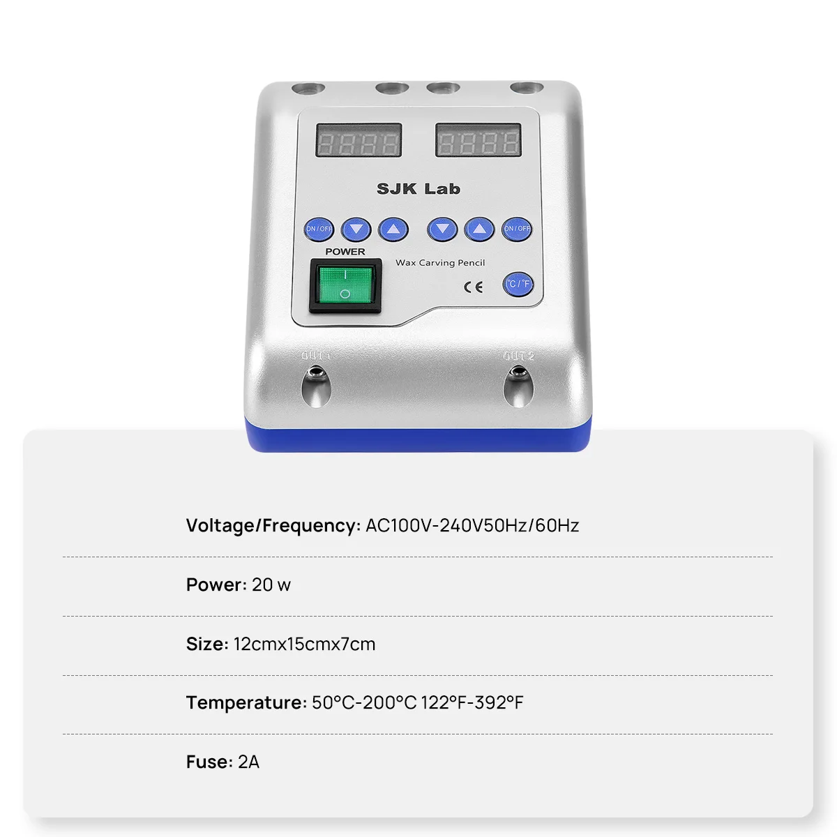 Dental elektryczne Waxer wosk nóż rzeźba zawiera 6 porady + 2 długopisy US Plug-110V ue Plug-220V