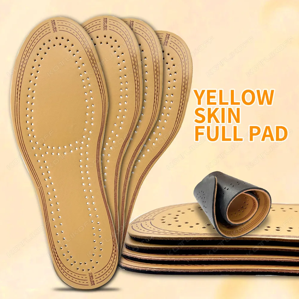 

Leather Insole For Shoes Men Comfortable Deodorant Sports Leisure Insoles Latex deodorization Lightweight Leather Flats Shoe Pad