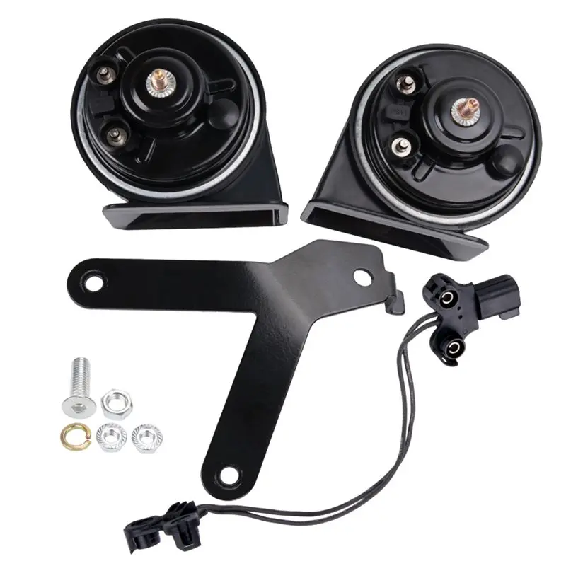 

A13Z-BB5Z13832A 12V Dual High Low Note Electric Snail Horn Waterproof Fit For Ford Explorer Expedition Edge Mustang Raptor
