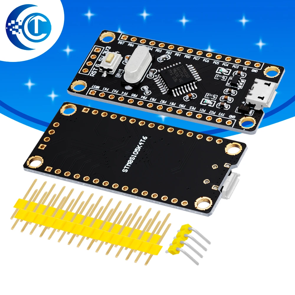 STM8S105K4T6 STM8S MCU Core Board Programmable Learning Development Module 1PCS