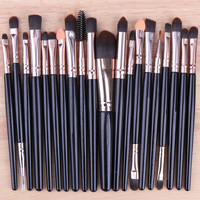 20 Pieces Makeup Brush Set Professional Eye Shadow Brushes Cosmetic Tools Kit for Eye Makeup