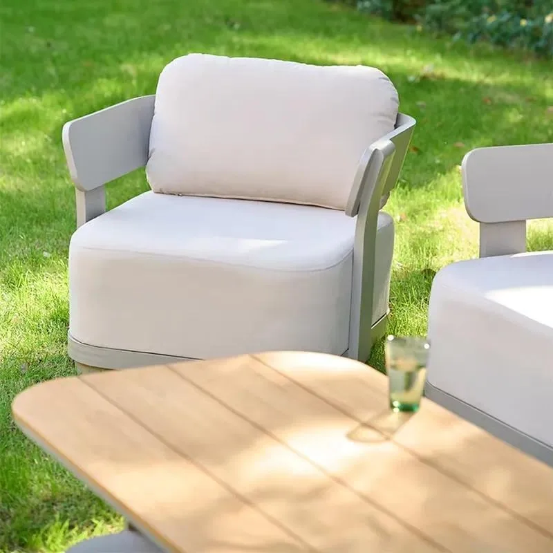for Hot-selling outdoor furniture set Waterproof courtyard garden sofa set Teak beach modern outdoor furniture sofa set