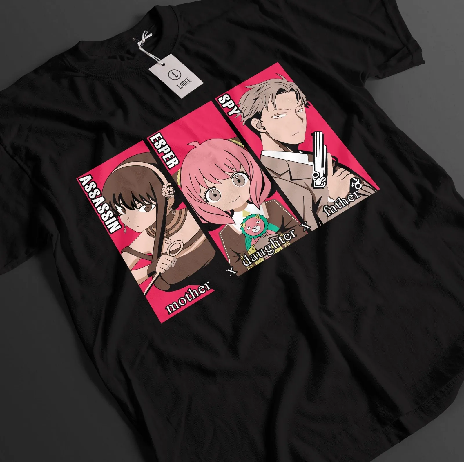 Spy x Family Shirt Anya Tshirt Loid Forger T-Shirt Yor Tee Bond Sylvia Anime Top