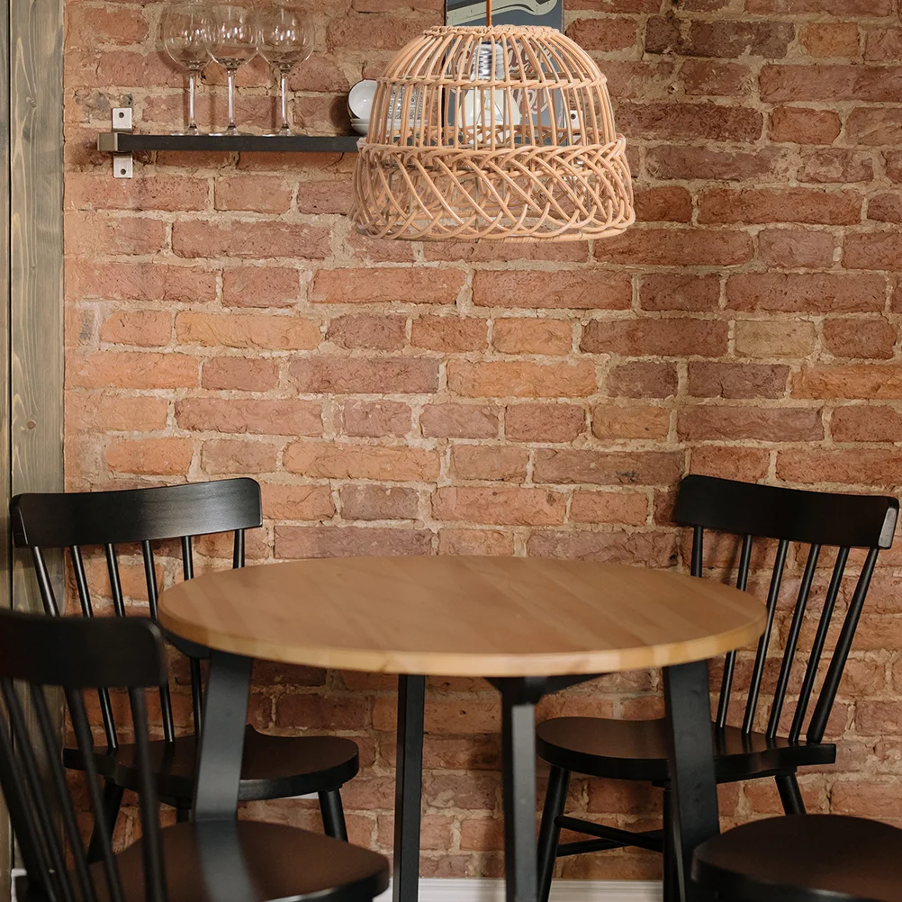 Simulated Woven Lampshade Rustic Replacement Branches for Hanging Chandelier Pendant Iron Ceiling Decorative