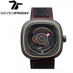 SEVENFRIDAY watch P2B/08 men's fully automatic mechanical watch P series waterproof fashion men watch luxury brand New Year gift