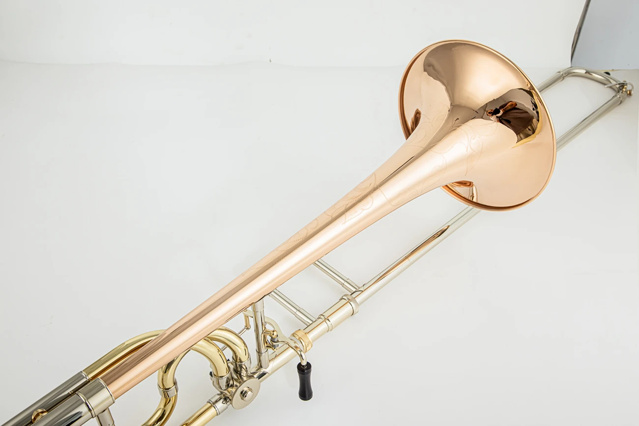 أداة نحاسية بشعار Bach B/F Trombone Phosphorus من مادة النحاس مع ملحقات الحقيبة #5