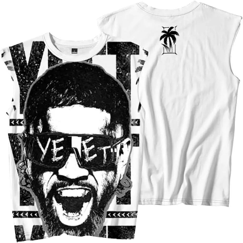 

Funny 3D Print Men's Tank Top Hawaiian Beach Vacation Sleeveless Shirt Hip Hop Trend Street Clothing Casual O-neck Loose T-Shirt