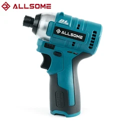 ALLSOME 12V Brushless Cordless 1/4 in. Hex Compact Screwdriver - Tool Only