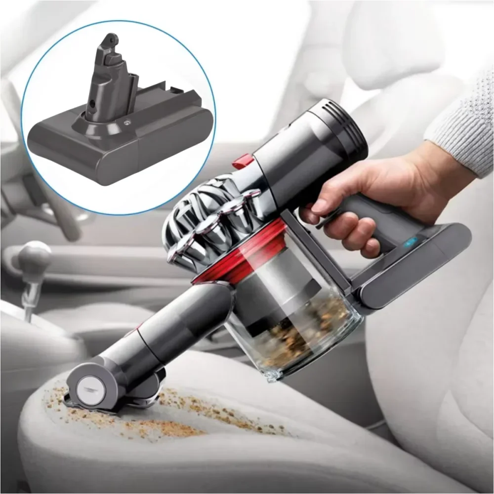 Batería de litio para aspiradora Dyson V6 DC58 DC59 DC61 DC62 SV09 SV07 SV06 SV04 SV03, 21,6 V, 4,8 Ah-12,8 Ah