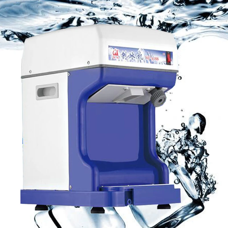 Electric cube ice shaver crusher machine for commercial kitchen ice shaving equipment 1.8KG / min automatic shaved ice maker