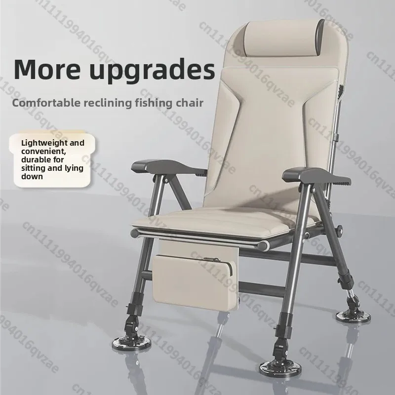 

European Fishing Chair Reclining Foldable Multi-functional All-terrain Seat