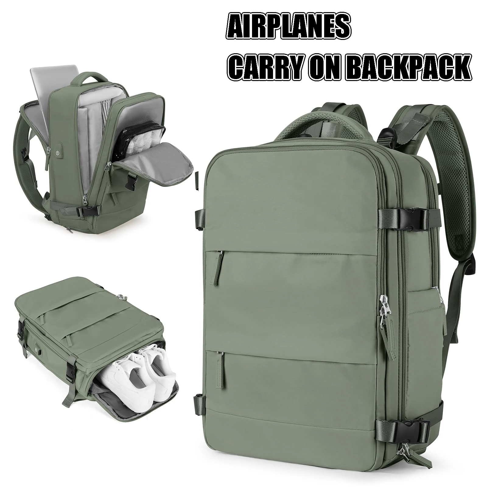 

Дорожный рюкзак, одобренный для ручной клади в самолетах, сумка для личных вещей, дорожный рюкзак для мужчин, женский рюкзак для ноутбука