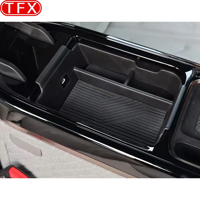 

For Zeekr Mix 2024 2025 2026 Car Armrest Box Storage Box Central Control Lower Storage Box Interior Organizer Auto Accessories