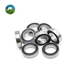 10PCS 17287-2RS MR17287 17287 17287RS Bearings17x28x7mm For Bike Wheels Bottom Bracket Repair Ball Bearing