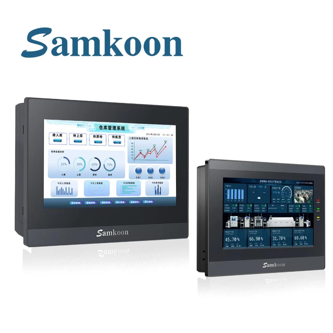 Samkoon HMI Touch Screen IoT Remote 7 inch RS485/422 RS232 Ethernet Port USB 128MB Flash