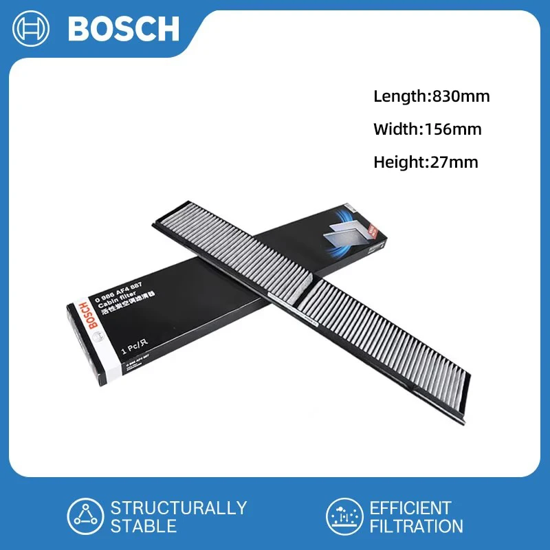 BOSCH For BMW X1 Car Air Filter Air Conditioner Cabin Filter with Activated Carbon Replacement 64316962549 64316946628