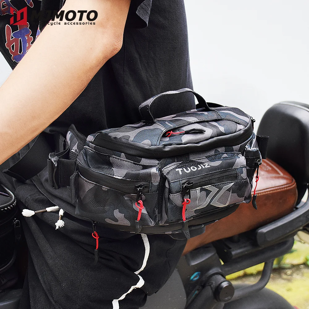

Classic Motorcycle Waist Bag Waterproof Leg Pack for Racing Riding Outdoor Sports Portable Fanny Pack for Men