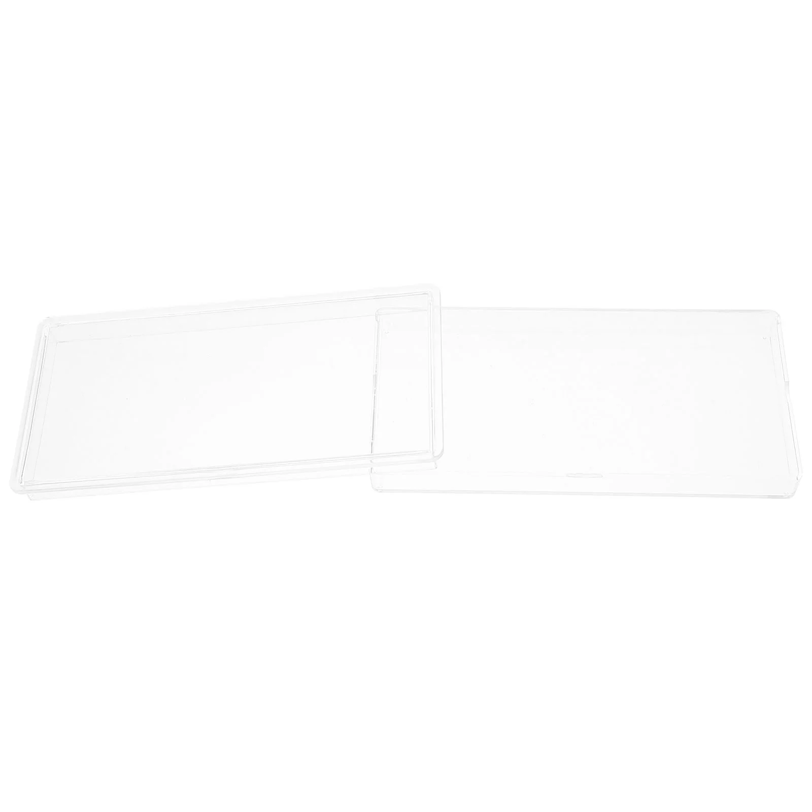 Kotak penyimpanan uang kertas tutup pelindung stempel casing plastik untuk koleksi uang kertas pemegang portabel kertas Abs lengan undian