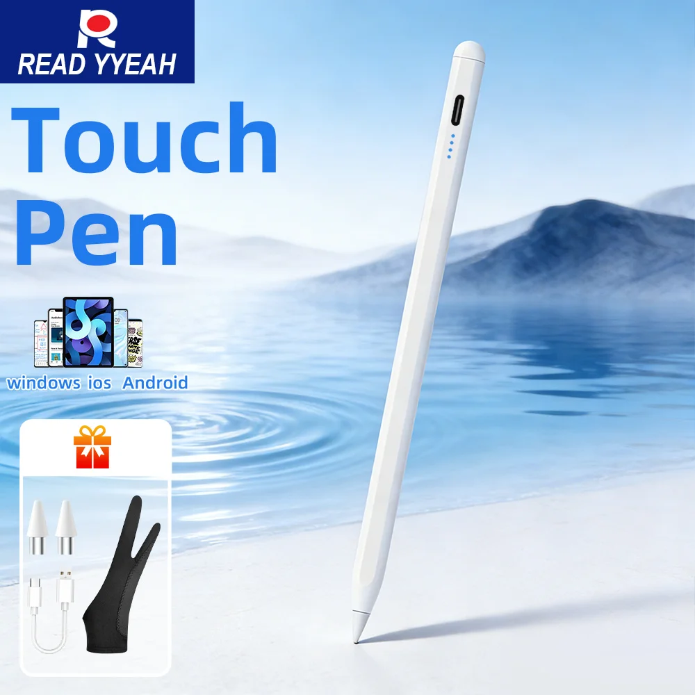 Universal Stylus for Android Ios Windows Pencil for iPad  with Magnetic Adsorption Stylus Pen for Tablet Huawei Xiaomi Samsung